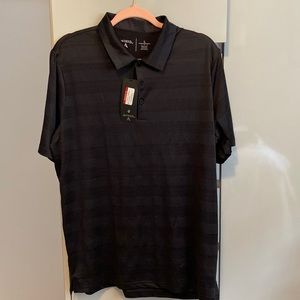 NWT Antigua Black Large Golf/ Collared Shirt